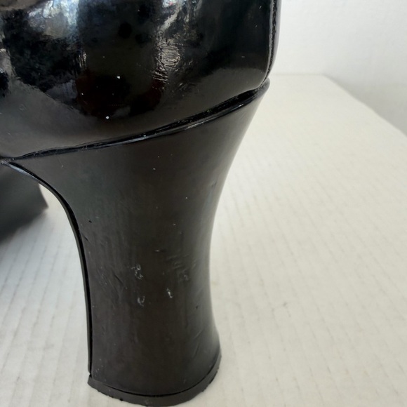 Pleaser Black Patent Mary Jane Platform Heels Size 8.5 - Picture 5 of 16